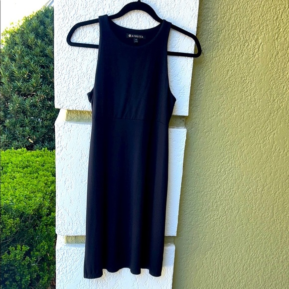 Athleta Black Sleeveless Dress - Picture 3 of 9